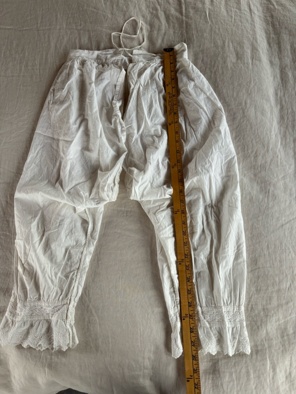 Antique Linen Bloomers - Picture 8 of 8
